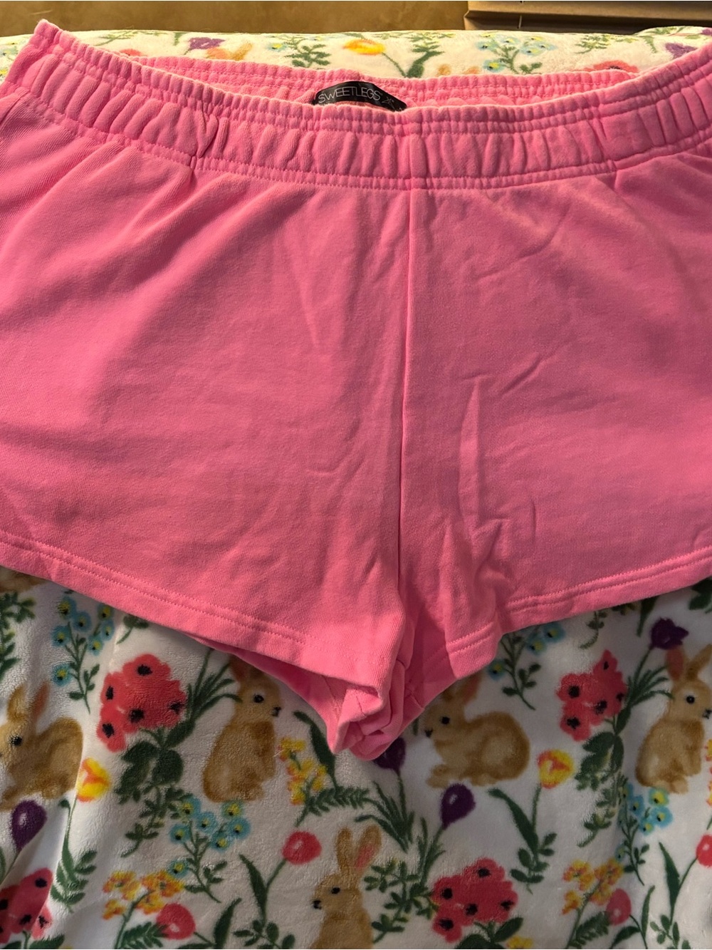 Sweetees Bright Pink Women's Athletic Lounge Shorts